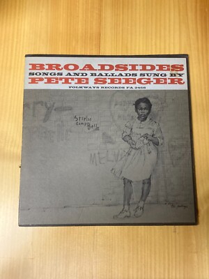 PETE SEEGER BROADSIDES  VINYL RECORD ALBUM