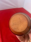 RED CLAY HAND MADE INDIAN BUD VASE GLAZED SIGNED ON BOTTOM 4" TALL — photo 3
