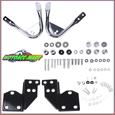 Quick Detach Sissy Bar/Tour Pack Mount Rack Docking For Harley Touring 1997-2008