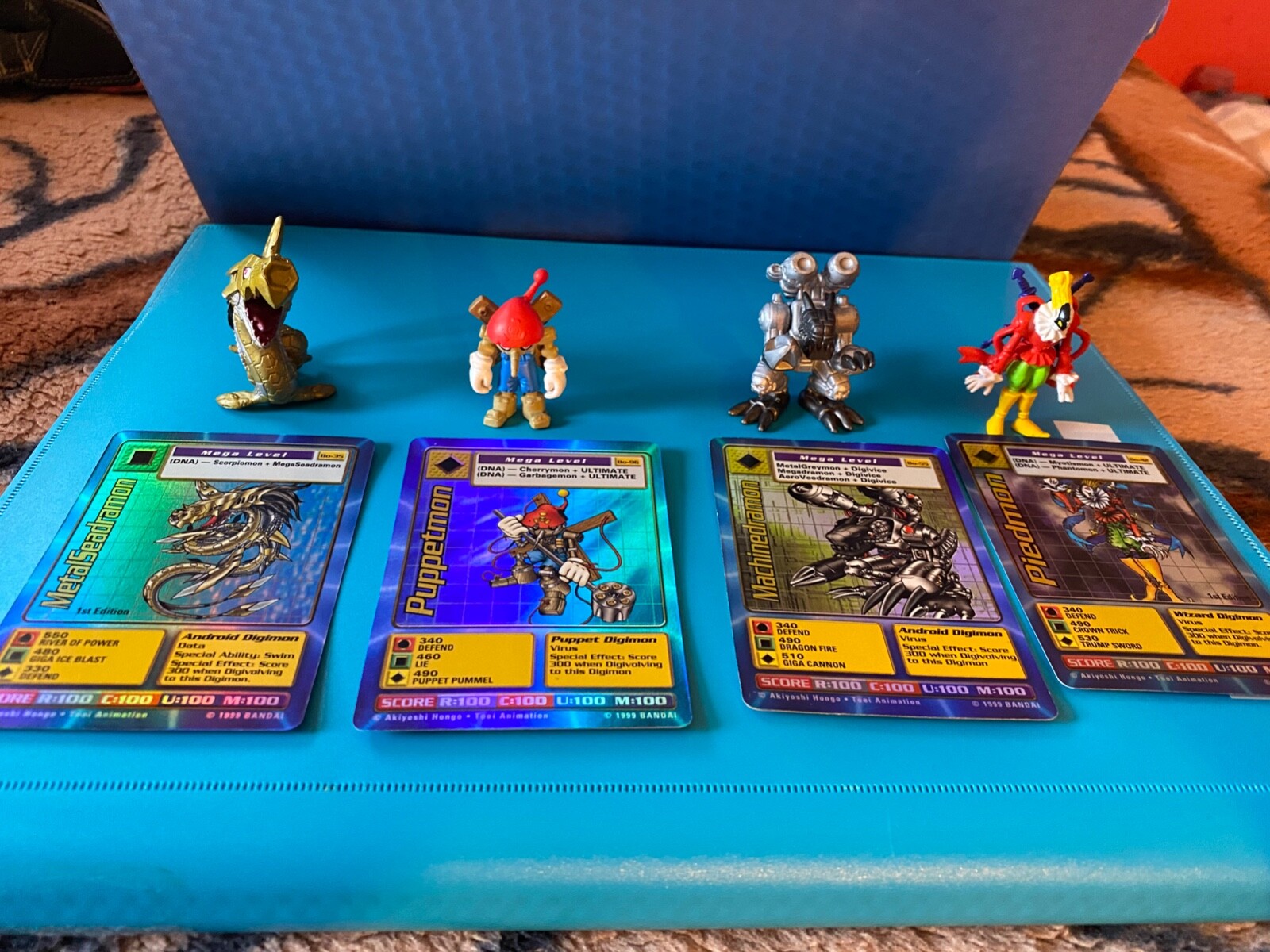 Digimon Complete Dark Masters. piedmon, metalseadramon, puppetmon,  machinedramon | eBay