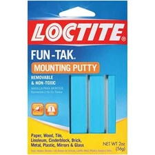 Loctite Fun-Tak Mounting Putty 2-Ounce (1087306), Single,Blue