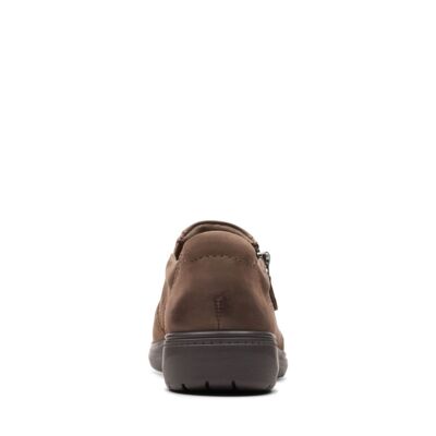 Clarks Women's Carleigh Ray Taupe Nubuck 26175056 | eBay