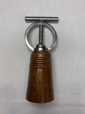 Vintage Chase Chrome and Wood Nut Cracker