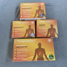 NEW Body Comfort Reusable Therapeutic Heat Pack Lot of 4 Items