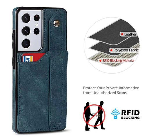 Hülle für Samsung Galaxy A82 A22 A32 A52 A72 Leder Armband Ständer Karten Cover - Bild 11 von 25