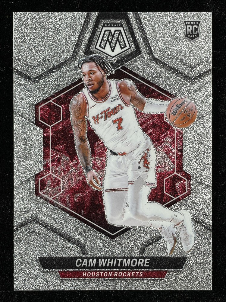 2023-24 Panini Mosaic Cam Whitmore #217 Glitter Rookie RC Case Hit SSP