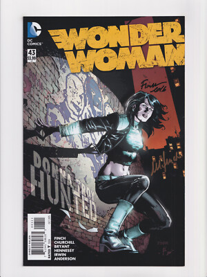 Wonder Woman #43 New 52 DC 2015 Signed David Meredith Finch High Grade NM+