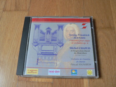 Handel: Konzerte für Orgel und Orchester op. 4 - Chapuis, Vigneron - CD Quantum