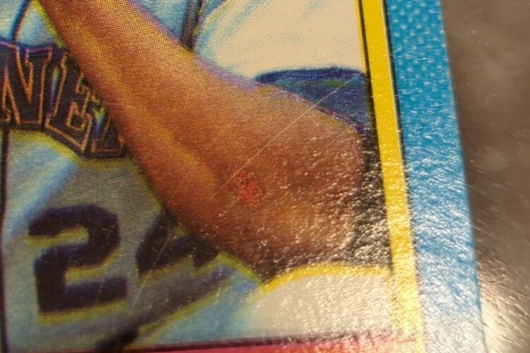 1990 Topps KEN GRIFFEY JR. All-Star Rookie #336 Bloody Scar