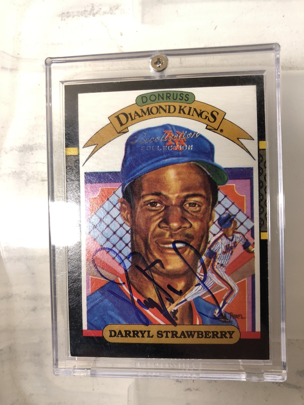 Darryl Strawberry Numbered Auto Donruss Diamond Kings /88🔥