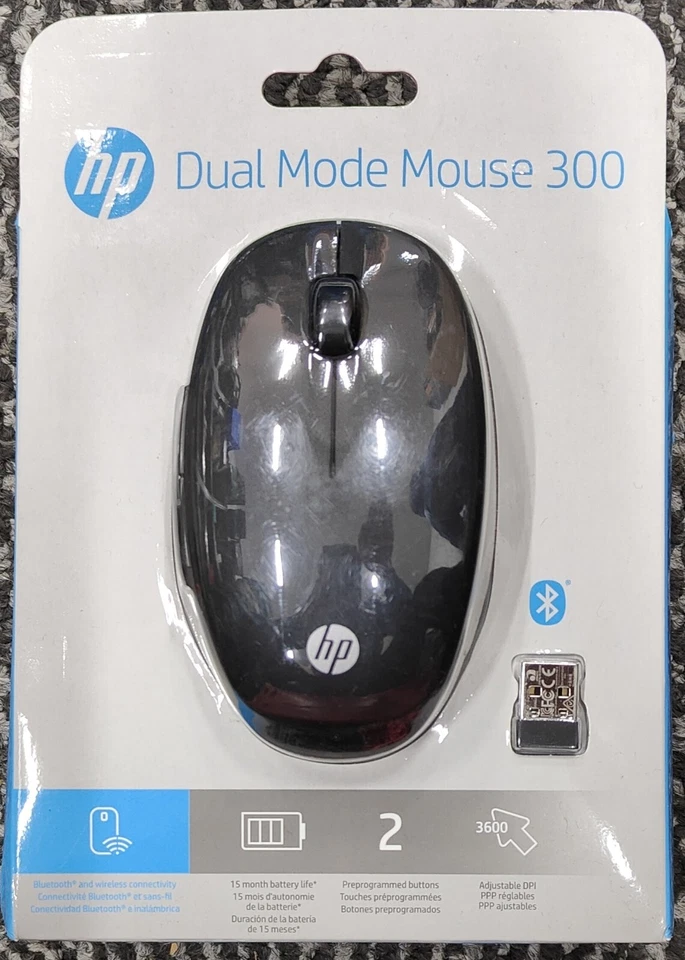 HP Dual Mode Black Mouse 300 brand new - Image 2 of 4