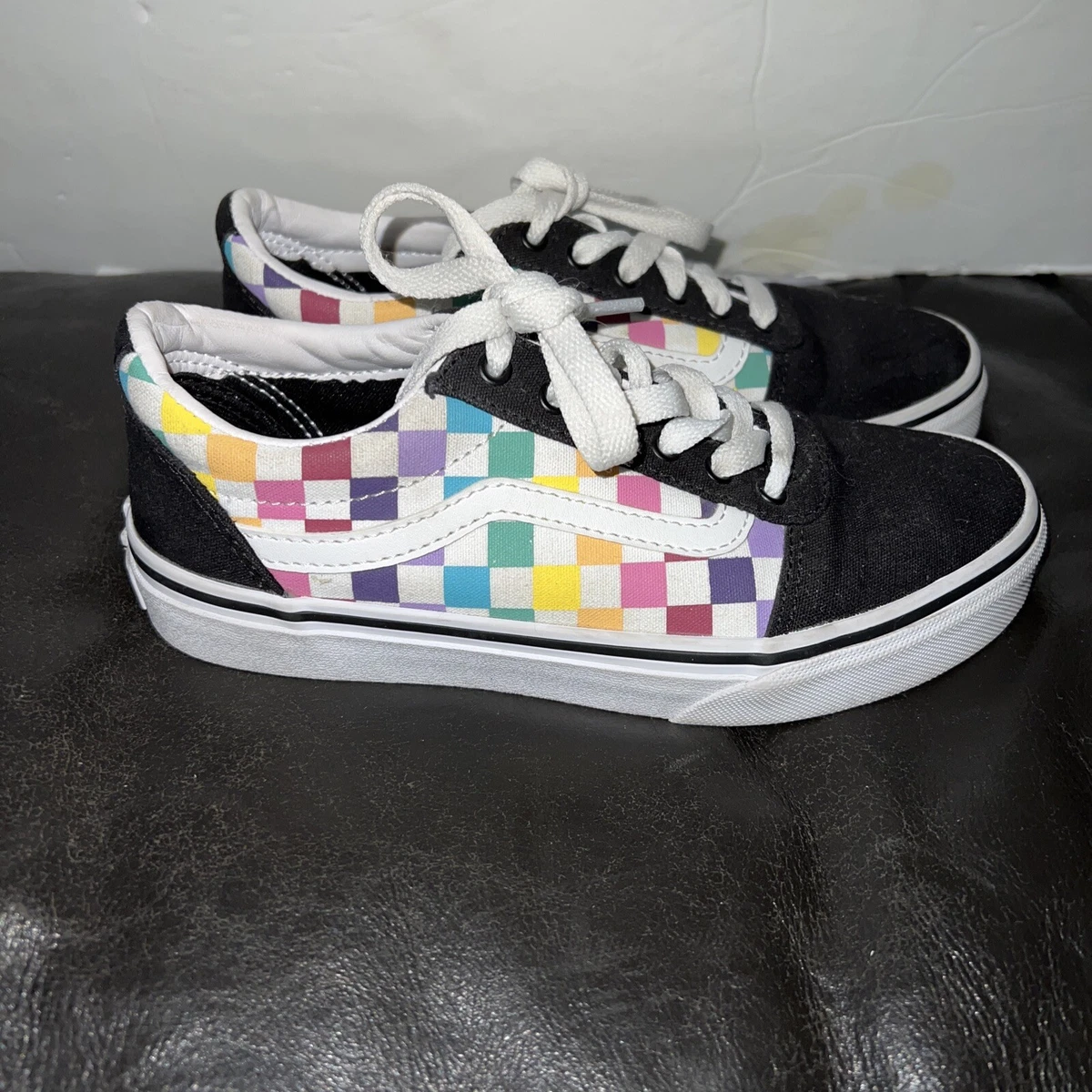 Vans checkered multicolor sale