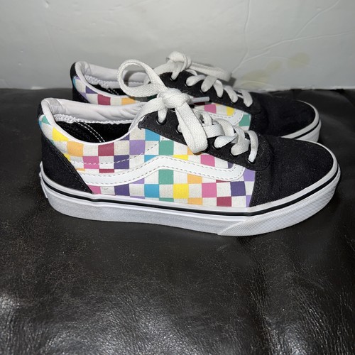 checkered vans size 2.5
