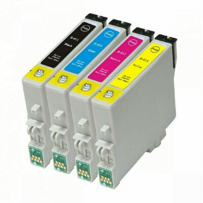 4 Nicht-OEM T0615 Tintenpatronen für Epson Stylus D88 DX4250 DX4800 DX4850 DX4200