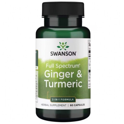 Swanson, Full Spectrum Ginger & Turmeric, 60 Kapseln - Blitzversand