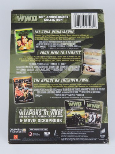 WWII 60th Anniversary DVD Collection Box Set: 3 Movies, Scrapbook, and Bonus DVD - Foto 3 di 12