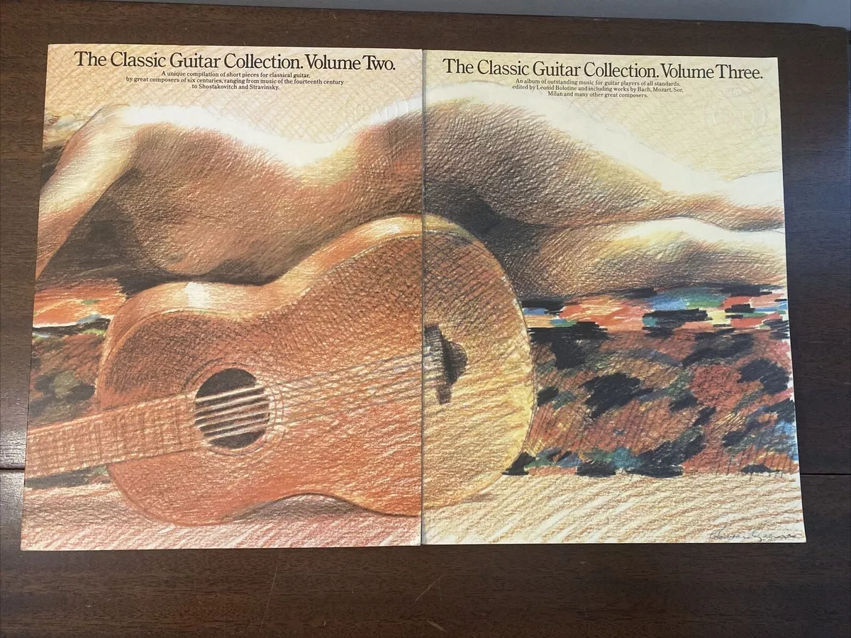 The Classic Guitar Collection Volumes 2 3 Sheet Music Books Amsco Publications