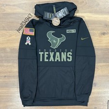 AUTHENTIC Nike Houston Texans 2020 Salute To Service Hoodie Men's NFL Sideline
