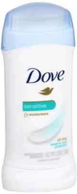 SM Dove Sensitive Antiperspirant & Deodorant Invisible Solid 2.6 Oz