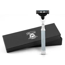 3 Edge Razor for Men, Women's Razor, Smart Grip Men’s Razor, Beard Razor Grey