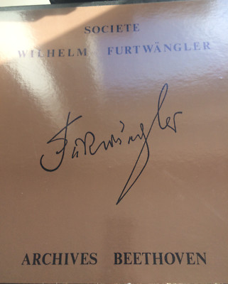 Societe Wilhelm Furtwängler - Archives Beethoven - 9LP - rare private pressings!