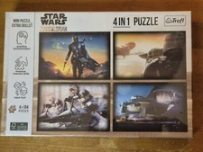Trefl ~ Star Wars Mandalorian 4 in 1 Puzzle ~ 4 x 104 Pieces