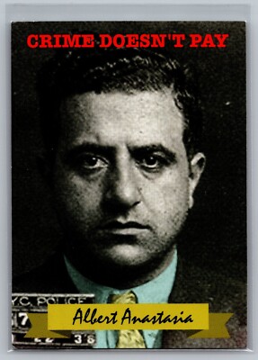 Albert Anastasia 2016 Historic Autographs The Mob #1 Trading Card Executioner