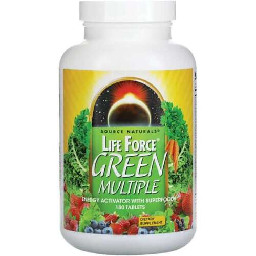 Source Naturals Life Force Green Multiple 180 Tabs