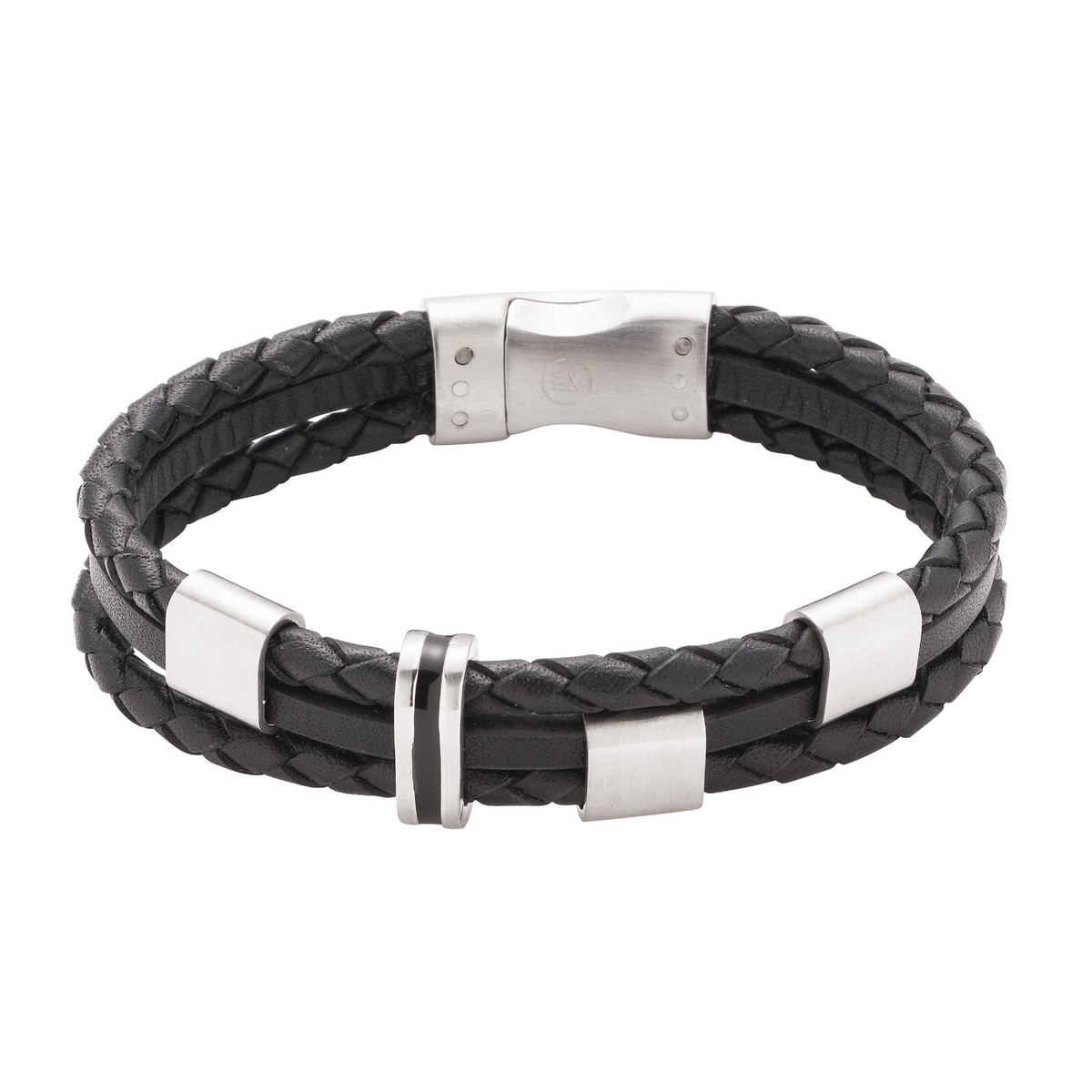 10%OFF RRP £67 sizes L-XXL Energetix Black Leather St/Steel