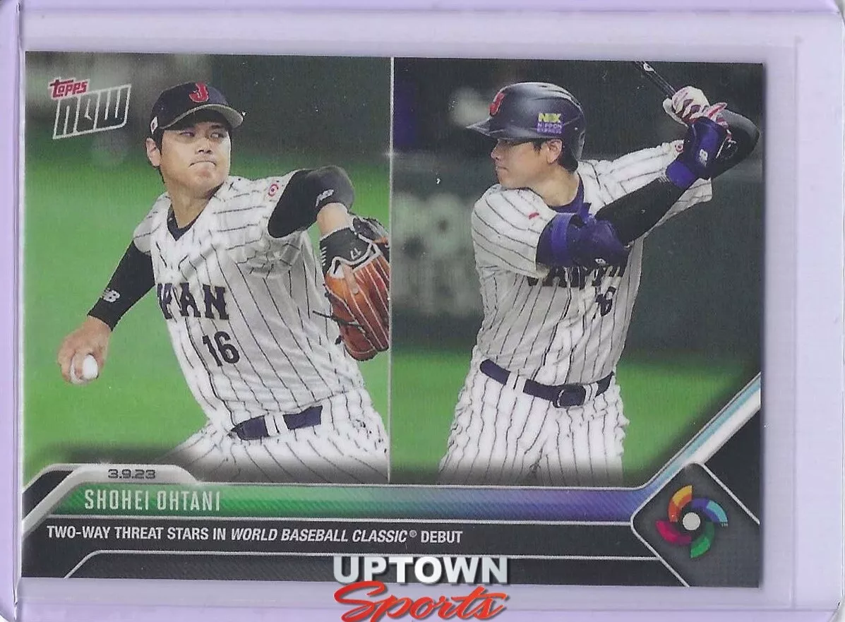 detaljeret Dag Tilskynde Shohei Ohtani - 2023 World Baseball Classic TOPPS NOW® Card 8 | eBay