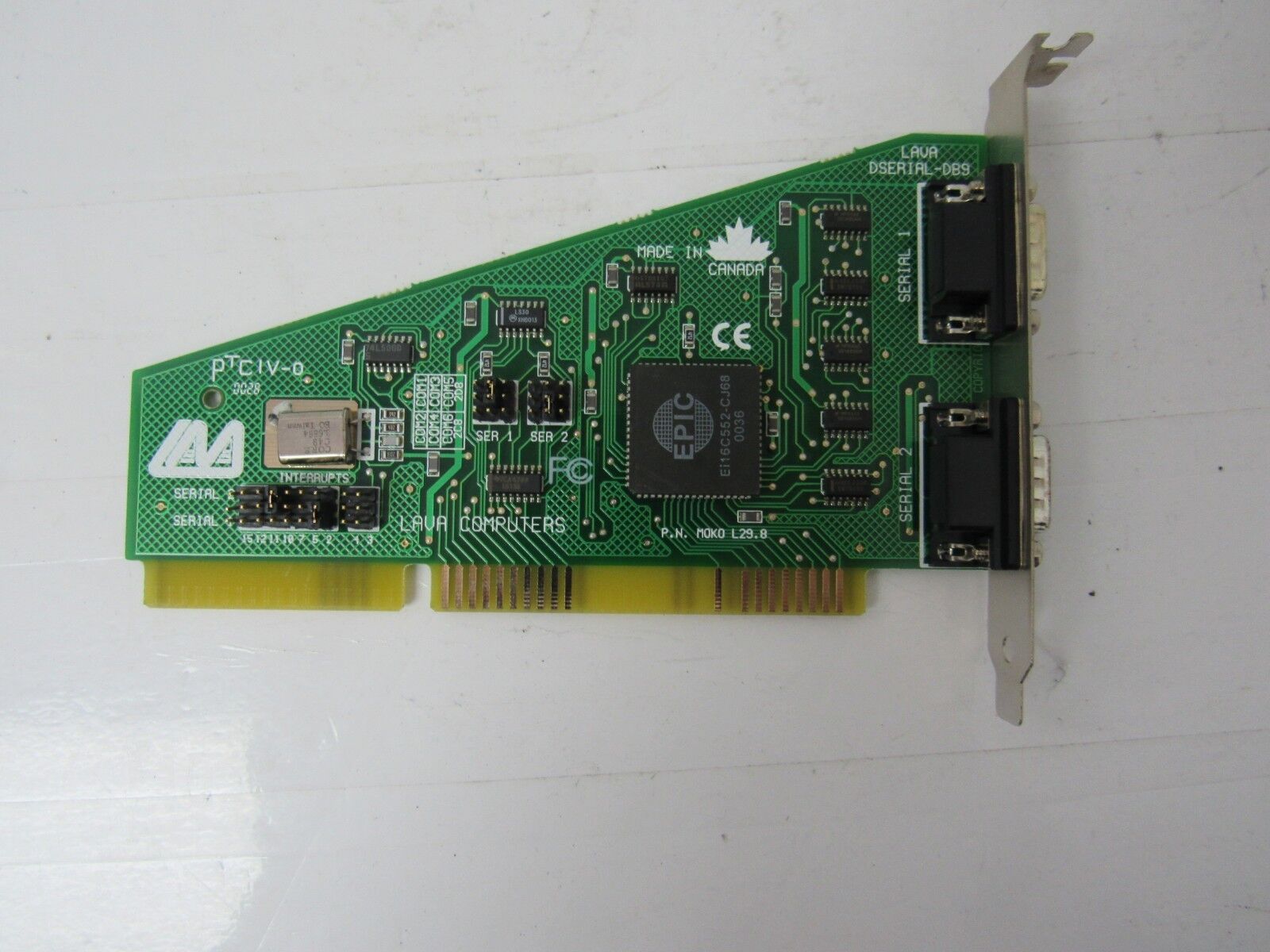 LAVA COMPUTERS PTCIV-0 DSERIAL-DB9 CARD
