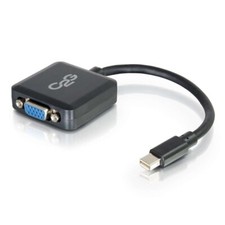 C2G 8in Mini DisplayPort Male to VGA Female Active Adapter Converter PC