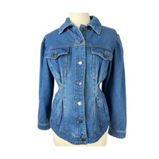 Future Collective Women's Size S Cinched Denim Jacket Gabriella Karefa-johnson
