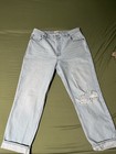 Abercrombie & Fitch Curve Love 90s Straight Ultra High Rise Jeans Light Wash — photo 2
