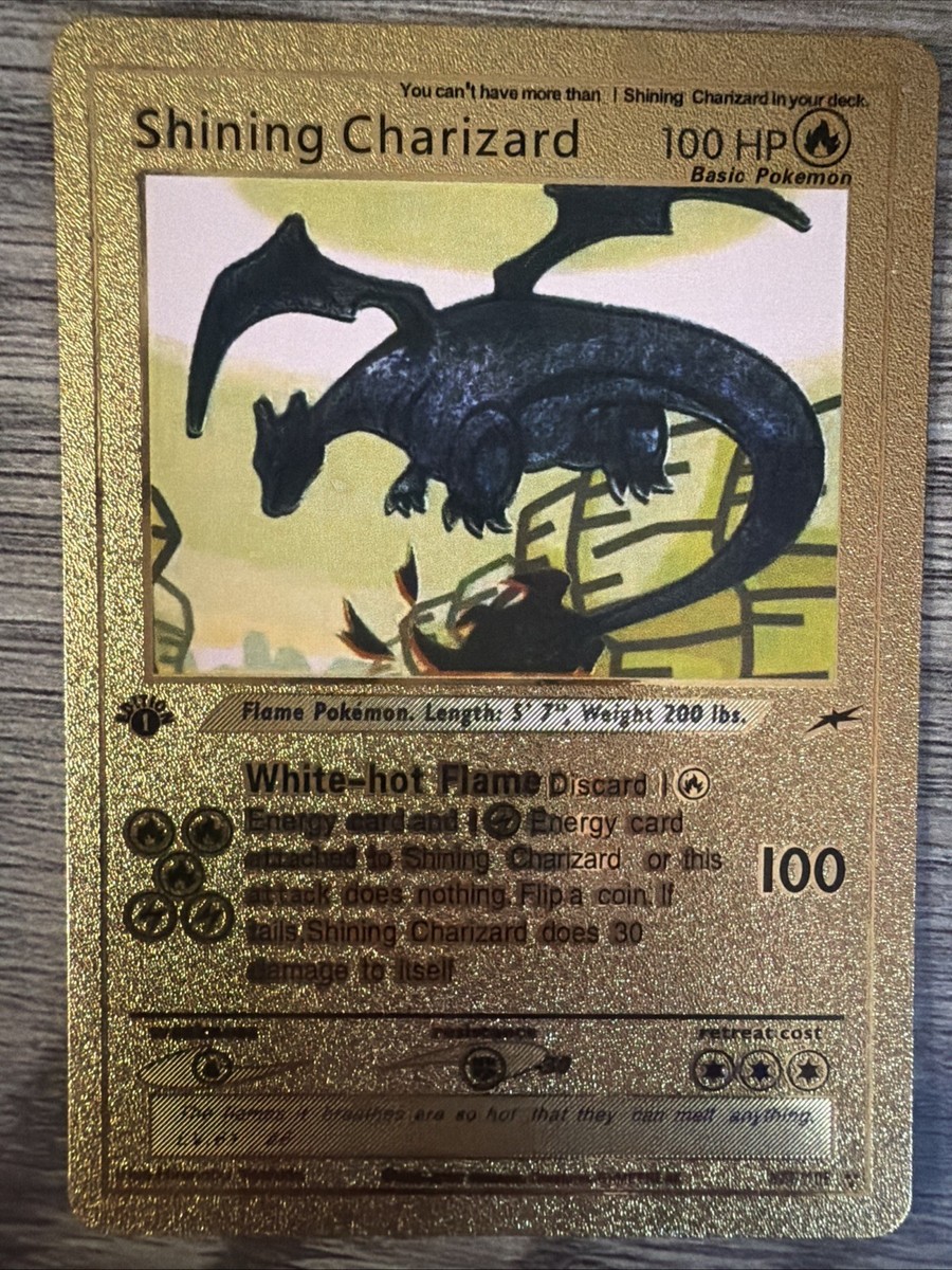Pokémon TCG Shining Charizard First Edition Neo Destiny Holo 107