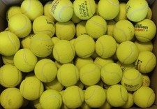 Lot 100  70 Used Wilson Penn Dunlop Tennis Balls Dog Toy Project Craft Practice