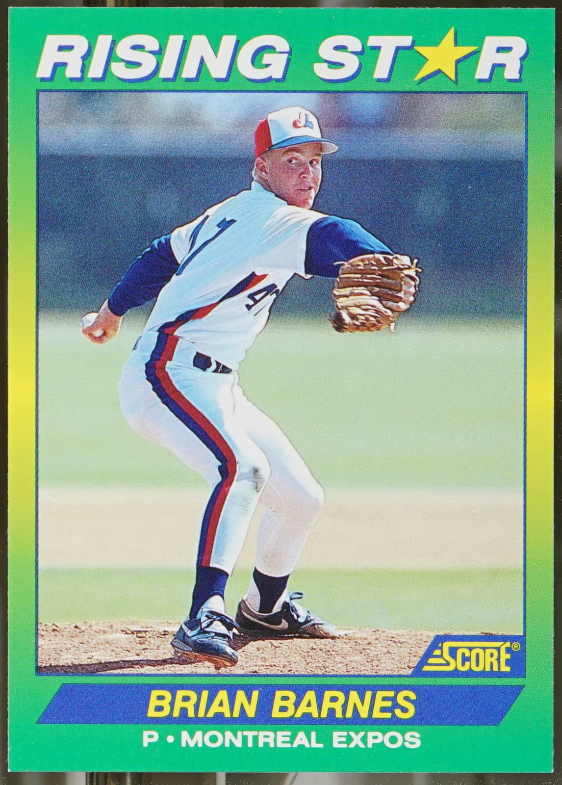 1992 Score Rising Stars Baseball Brian Barnes #78 NM