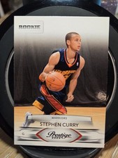 2009-10 Panini Prestige Stephen Curry #157 Rookie Card RC Warriors – Clean. rookie card picture