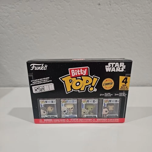 Funko Pop! Bitty: Star Wars - Han Solo, Wampa, Dagobah Yoda, Princess Leia New!