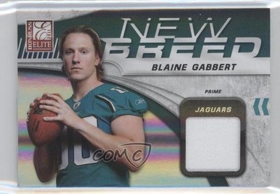 2011 Donruss Elite New Breed Jersey Prime 7/50 Blaine Gabbert #6 Rookie RC 0a1