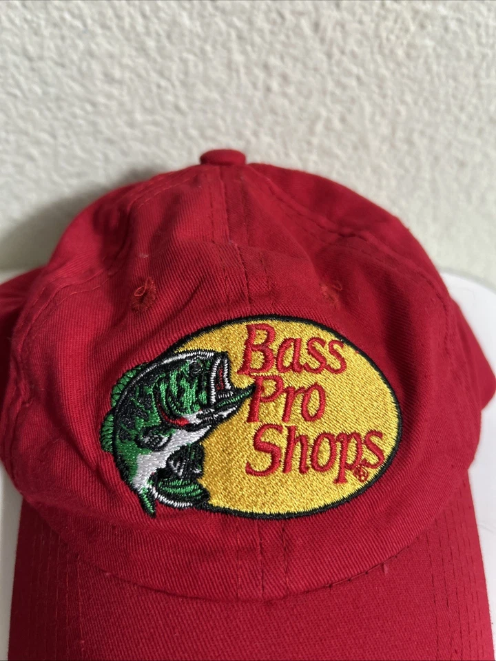 Gorra Bass Pro Shops para niños pequeños SnapBack roja ajustable Foto 3 de 4