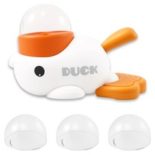 Dog Puzzle Feeder Interactive Cat Treat Food Dispenser Cartoon Duck Pet Toy