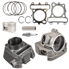 NICHE Cylinder Head Piston Gasket Kit for Yamaha Timberwolf 250 4BD-11101-03