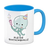 Jelly & Friends Qualle Kaffeebecher In Hellblau Mit Spruch Kleine Quatschqualle