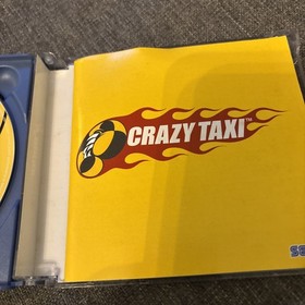 Sega Dreamcast Crazy Taxi PAL No Front Cover