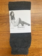 American Apparel Long Leg Warmer New in Package Charcoal Gray