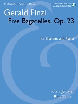 Five Bagatelles, Op. 23: Clarinet in B-Flat and Piano with Online Audio of Perfo
