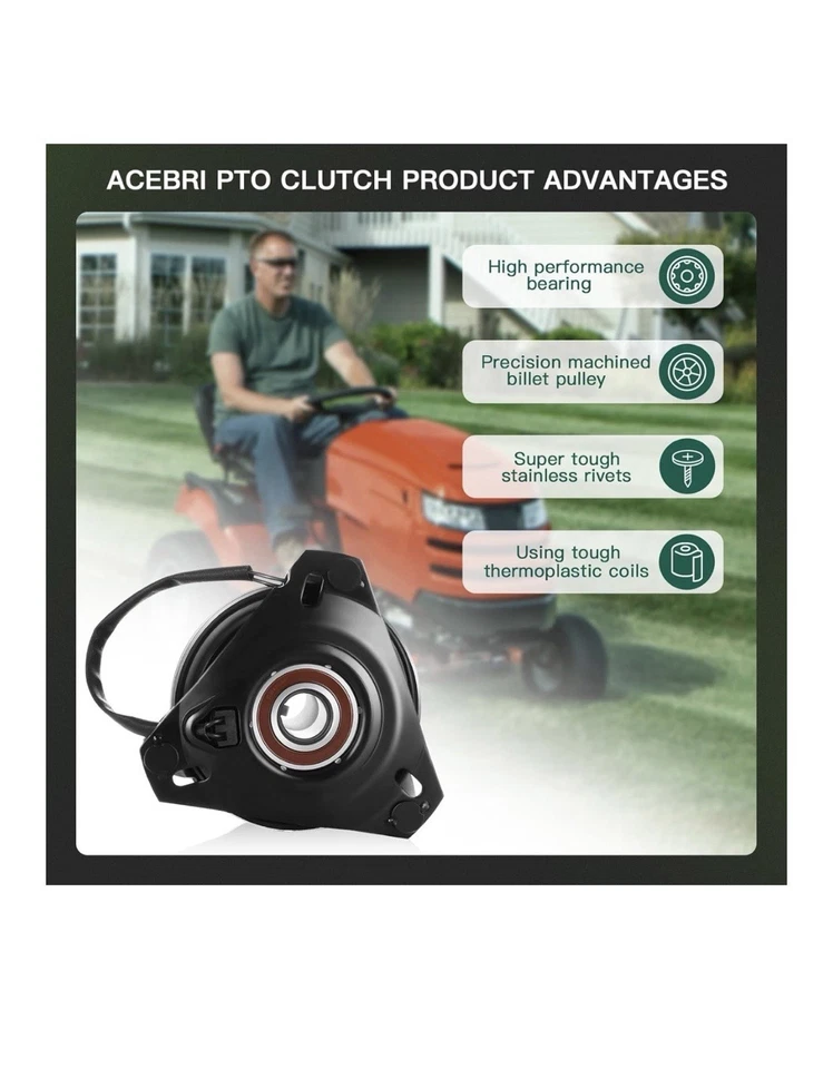 Муфта отбора мощности для Cub Cadet RZT50 ZT50 RZT17 RZT22 RZT42 Z-Force, Troy-Bilt - Изображение 4 из 4