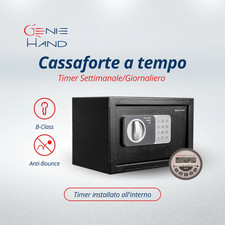 Cassaforte Elettronica a Mobile a Tempo con Chiave Serratura B-Class di Deposito
