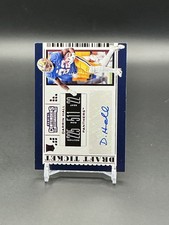 2019 Panini Contenders Draft Picks #166 Darrin Hall - Red Foil